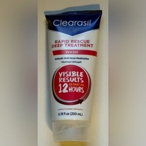 Clearasil Rapid Rescue Deep Wash for Stubborn Acne, 6.78 oz.
